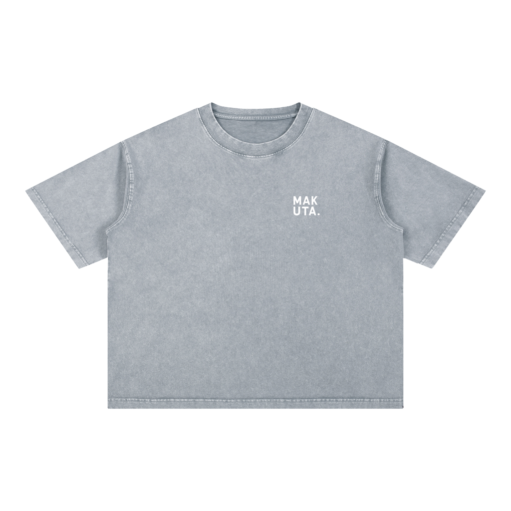 Mineral Wash Boxy Cotton T-Shirt